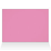 Rose Pink Black Luxe Damask Tischkarte (Innenansicht Horizontal (Oben))