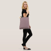 Rose Pink Black Plaid Classic Pattern Tasche (Am Model)