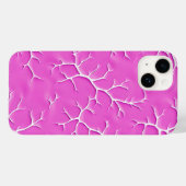 Rose Pink Branch Design iPhone Case (Rückseite (Horizontal))