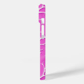 Rose Pink Branch Design iPhone Case (Rückseite / Links)