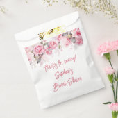 Rose Pink Flowers Floral Shower Favors Geschenktütchen (Versiegelt)