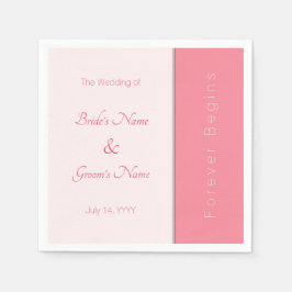 Rose Pink Forever fängt einfach an, eine elegante  Serviette