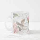 Rose Pink Glass Cup Mattglastasse (Links)