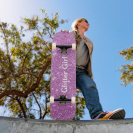 Rose Pink Glitzer Girl Zeig deinen Glamouren spark Skateboard