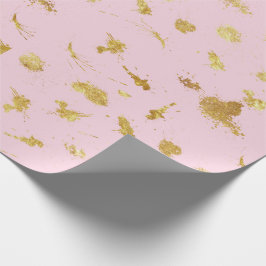 Rose Pink & Gold Wrapping Paper Geschenkwrap Geschenkpapier