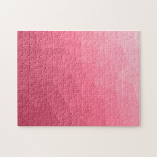 Rose pink gradient geometric mesh pattern puzzle (Horizontal)