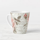 Rose Pink Kaffee Tasse (Linke Ecke)