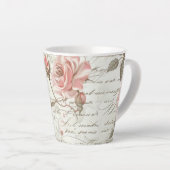 Rose Pink Kaffee Tasse (Rechte Ecke)