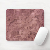 Rose Pink Lace Mousepad (Mit Mouse)