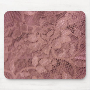 Rose Pink Lace Mousepad