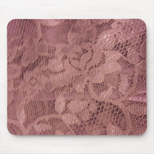 Rose Pink Lace Mousepad (Vorne)