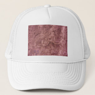 Rose Pink Lace Truckerkappe