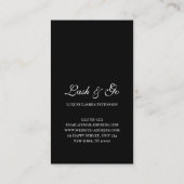 Rose Pink Makeup Artist Lash Extension Tropfen Sch Visitenkarte (Rückseite)