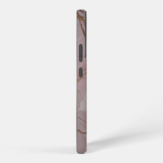 Rose Pink Marble with Gold Veins – Elegant Samsung Galaxy Hülle (Rechte Seite)