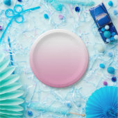 ROSE-PINK-OMBRE-PAPIERTELLER PAPPTELLER (Party)