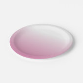 ROSE-PINK-OMBRE-PAPIERTELLER PAPPTELLER (Schrägansicht)