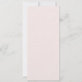 Rose Pink Peach House Erwärmung Party laden Einladung (Rückseite)