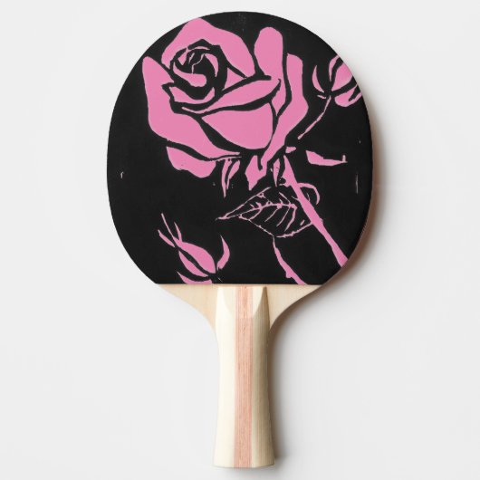 "Rose Pink" Ping Pong Paddle Tischtennis Schläger (Vorderseite)