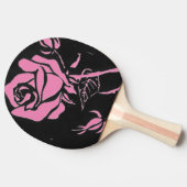 "Rose Pink" Ping Pong Paddle Tischtennis Schläger (Seitenansicht)