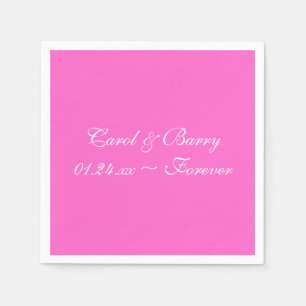 Rose Pink Premium Colorful Napkins Serviette