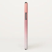 Rose Pink Shimmer Glitzer Sparkline Mit Monogramm Case-Mate iPhone Hülle (Hinten/Rechts)