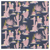 Rose Pink Südwestwüste Kaktus Stoff (Nahaufnahme)