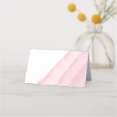 Rose Pink Wasserfarbe Hochzeitsbegleiter / Platzkarte (Rückseite)