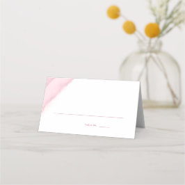 Rose Pink Wasserfarbe Hochzeitsbegleiter / Platzkarte