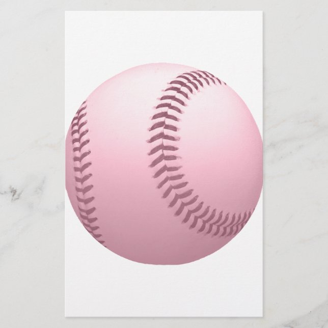 Rose Pinkfarbener Baseball (Vorderseite)