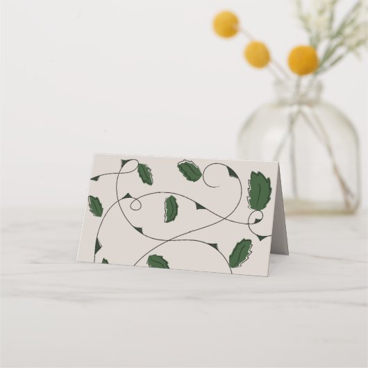 Rose Platzkarte (Rückseite)