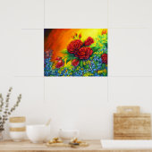 Rose Plumage Poster (Küche)