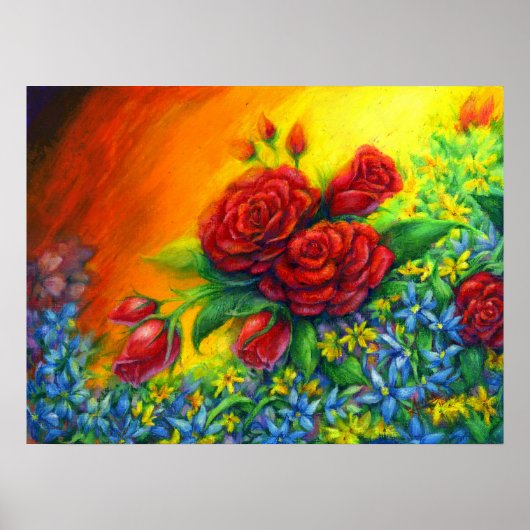 Rose Plumage Poster (Vorne)