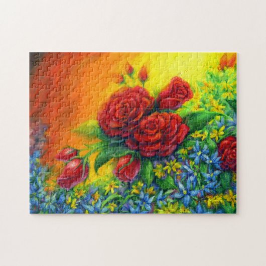 Rose Plumage Puzzle (Horizontal)