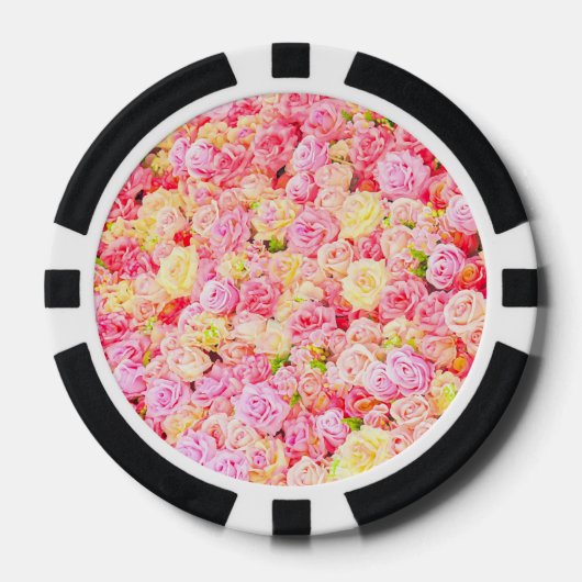 Rose Pokerchips (Vorderseite)