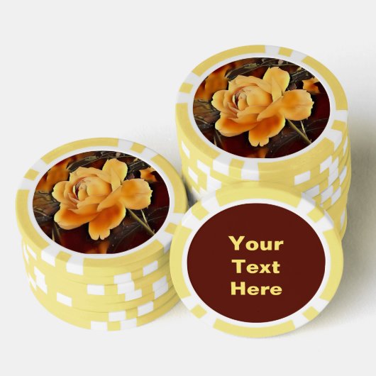 Rose Pokerchips (Stapel)