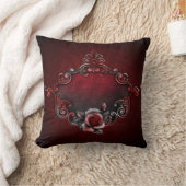* Rose Polyester Kissen 16" x 16" (Decke)