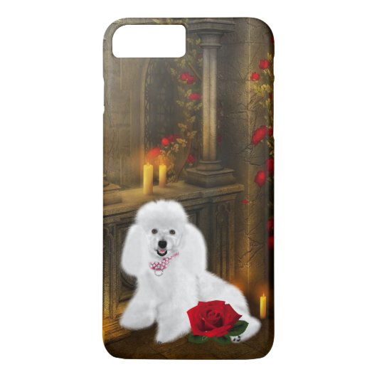 Rose Poodle - iPhone 7 Plus Fall Case-Mate iPhone Hülle (Rückseite)