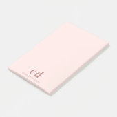 Rose Post-it Klebezettel (angewinkelt)