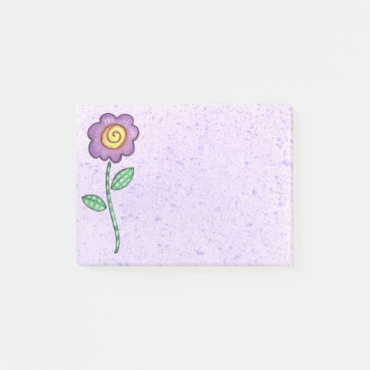 Rose Post-it Klebezettel (Vorderseite)