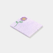 Rose Post-it Klebezettel (angewinkelt)