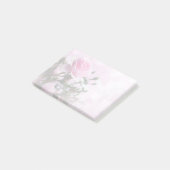Rose Post-it Klebezettel (angewinkelt)
