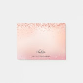 Rose Post-it Klebezettel (Vorderseite)