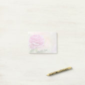 Rose Post-it Klebezettel (Auf Schreibtisch)