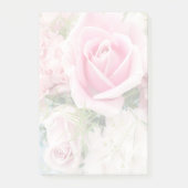 Rose Post-it Klebezettel (Vorderseite)