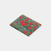 Rose Post-it Klebezettel (angewinkelt)