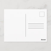 Rose PostCard Postkarte (Rückseite)