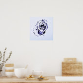 Rose Poster (Küche)