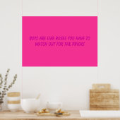 Rose Poster (Küche)