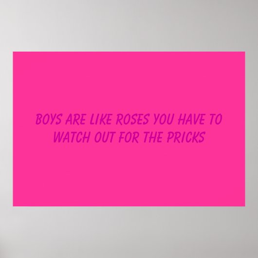 Rose Poster (Vorne)