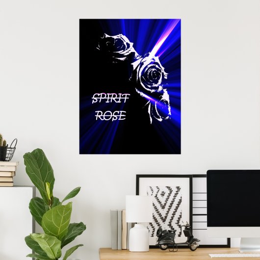 Rose Poster (Heimbüro)